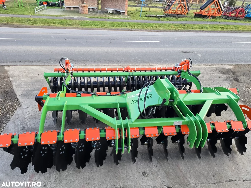 Rotor HUMMER 2 tárcsás borona – 2,5–4 m | 950 mm tárcsatávolság ...